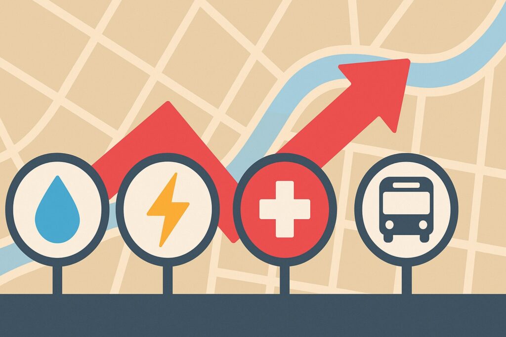 Cómo evaluar la calidad de los servicios públicos de un barrio para invertir